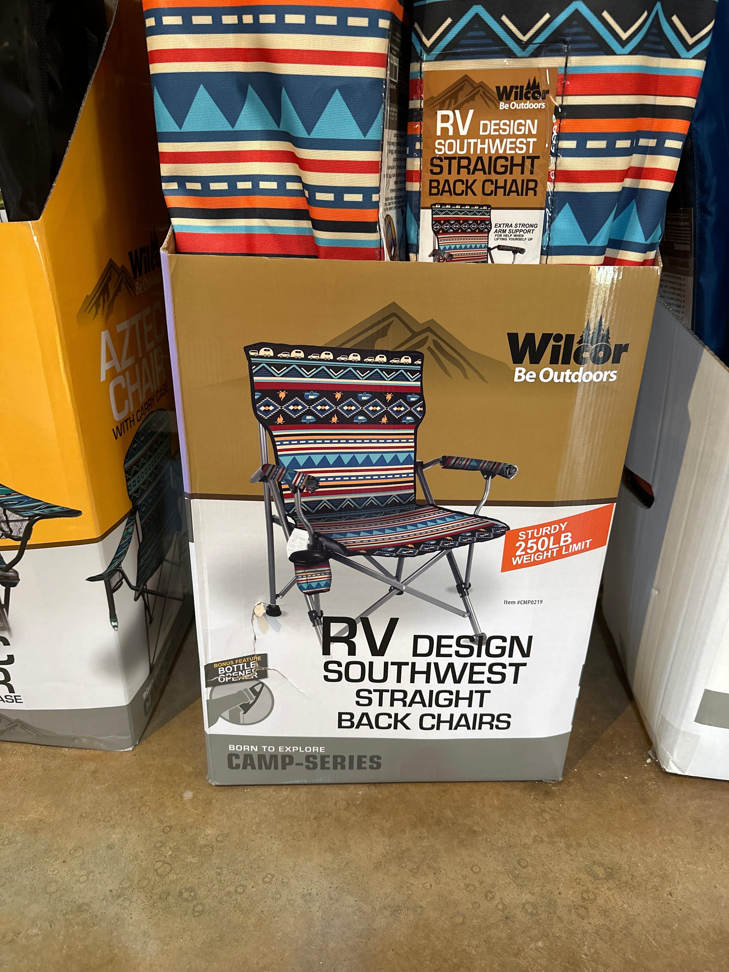 RV Southwest Straight Back Chair