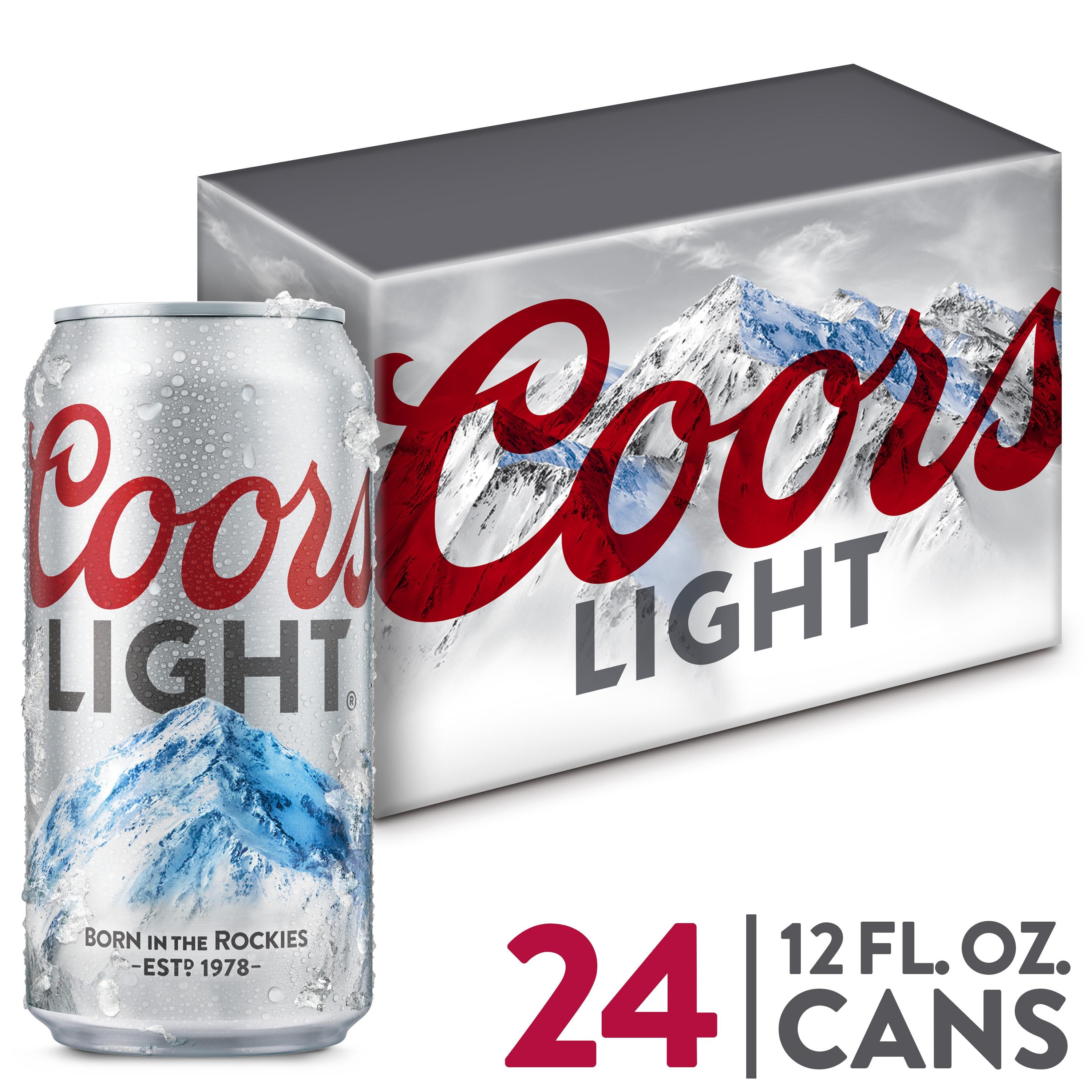 Coors Light, 24 Pk, 12 Oz Cans, 4.2?V