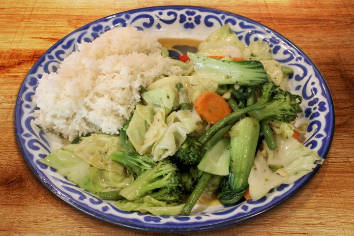 Veggie Delight with Rice
