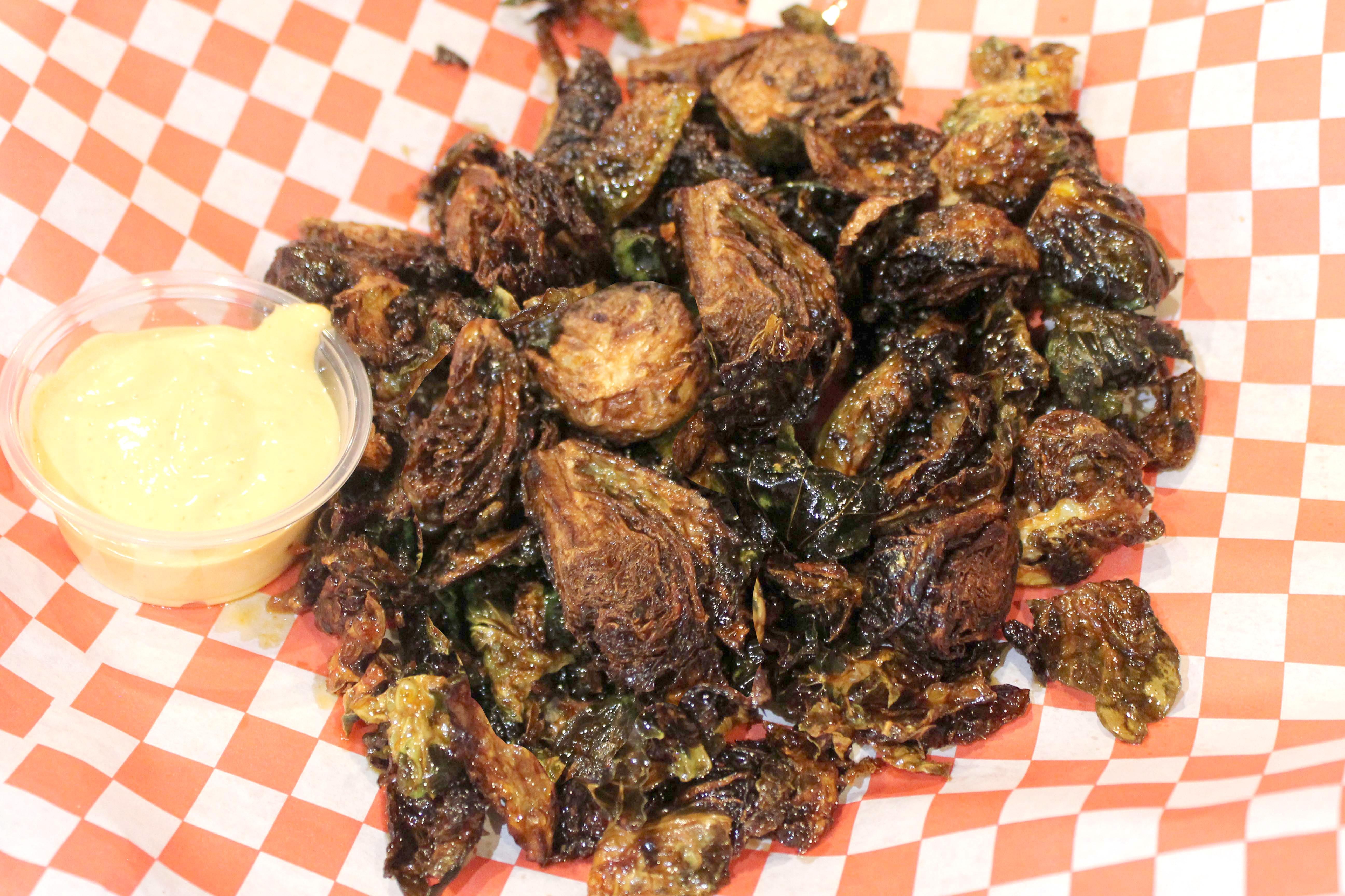 Spicy Fried Brussel Sprout