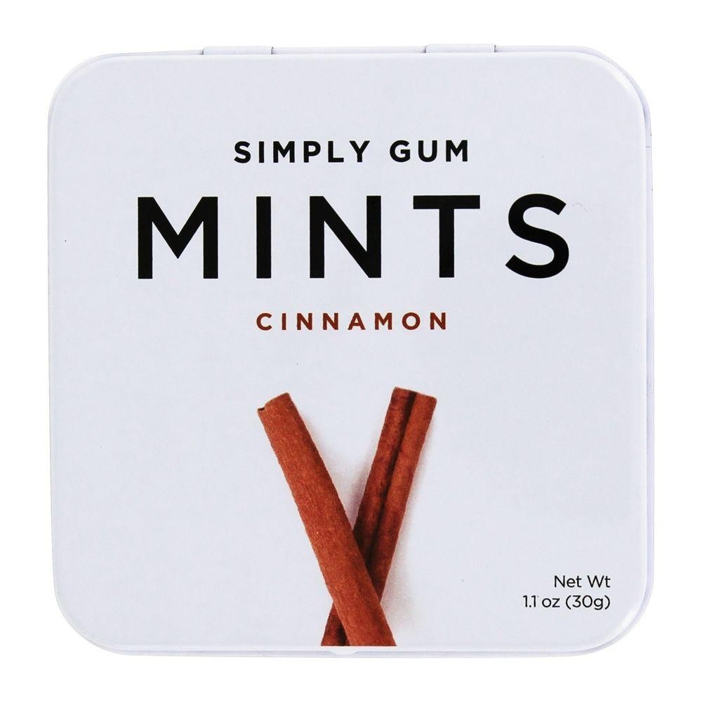 Simply Gum Natural Breath Mints Cinnamon 30 Mints