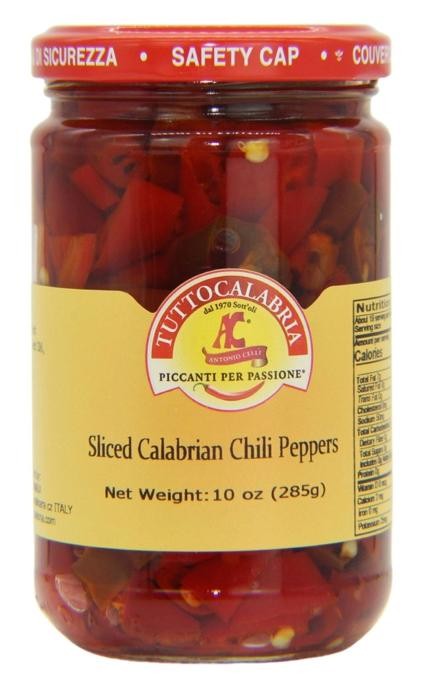 Tutto Calabria Sliced Calabrian Chili Peppers