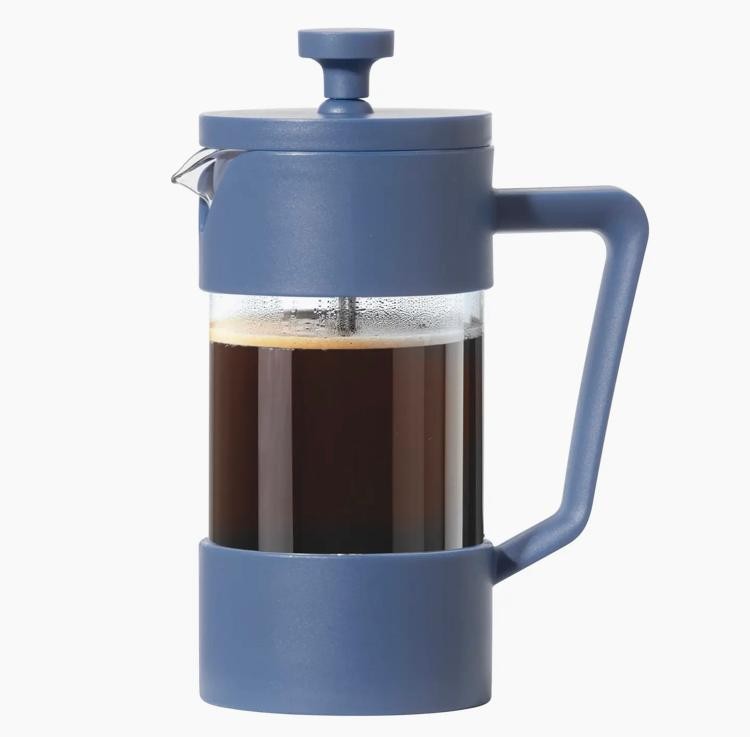 3 Cup French Press Blue