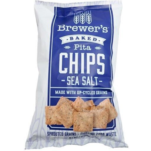 Sea Salt Pita Chips Brewer's Crackers 7oz