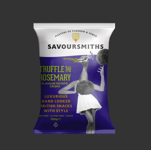 Savoursmith's Truffle & Rosemary Potato Chips