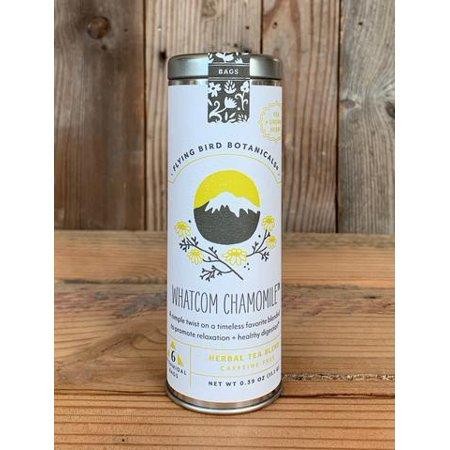 Flying Bird Whatcom Chamomile - 6 Tea Bag Tin - Herbal Blend