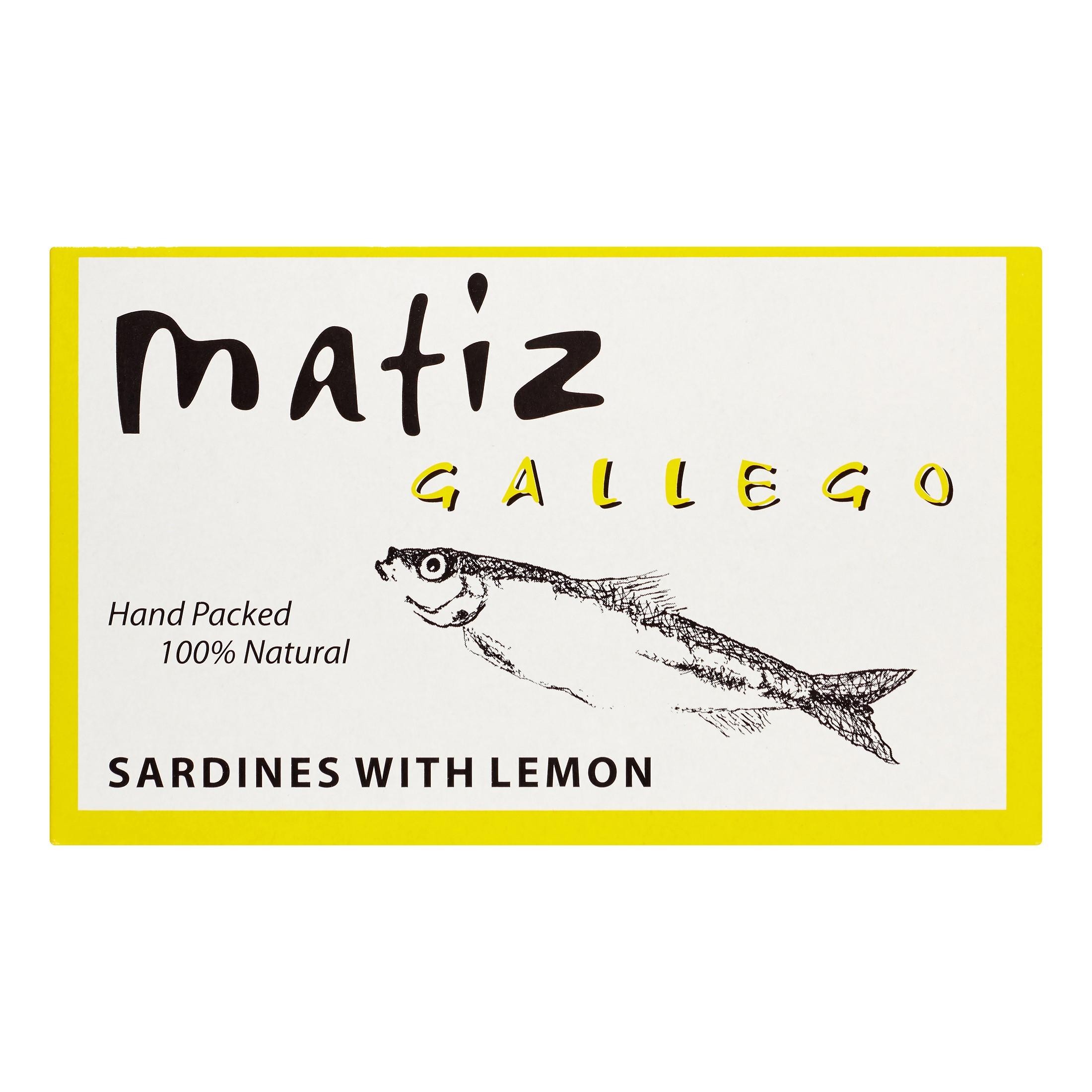 Matiz Gallego Sardines with Lemon