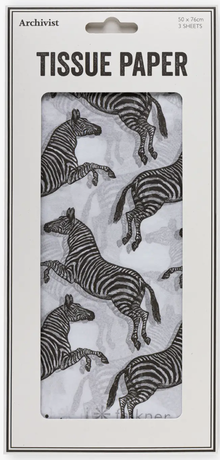Tissue Paper Zebras
