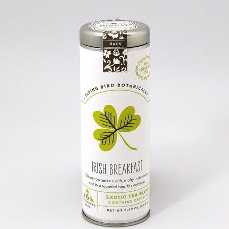 Flying Bird Irish Breakfast - 6 Tea Bag Tin - Exotic Blend