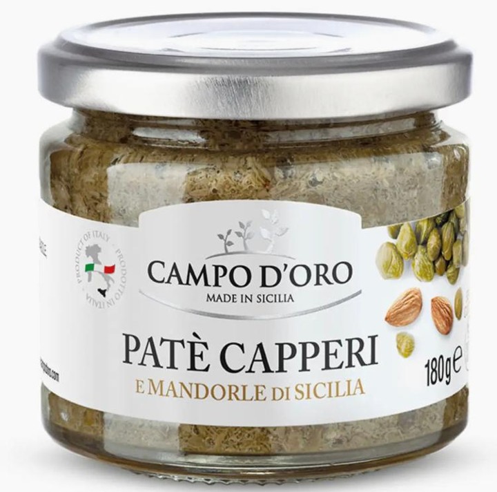 Campo D’Oro Capers & Sicilian Almond Pate