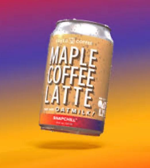Vivid Maple Oat Latte Can