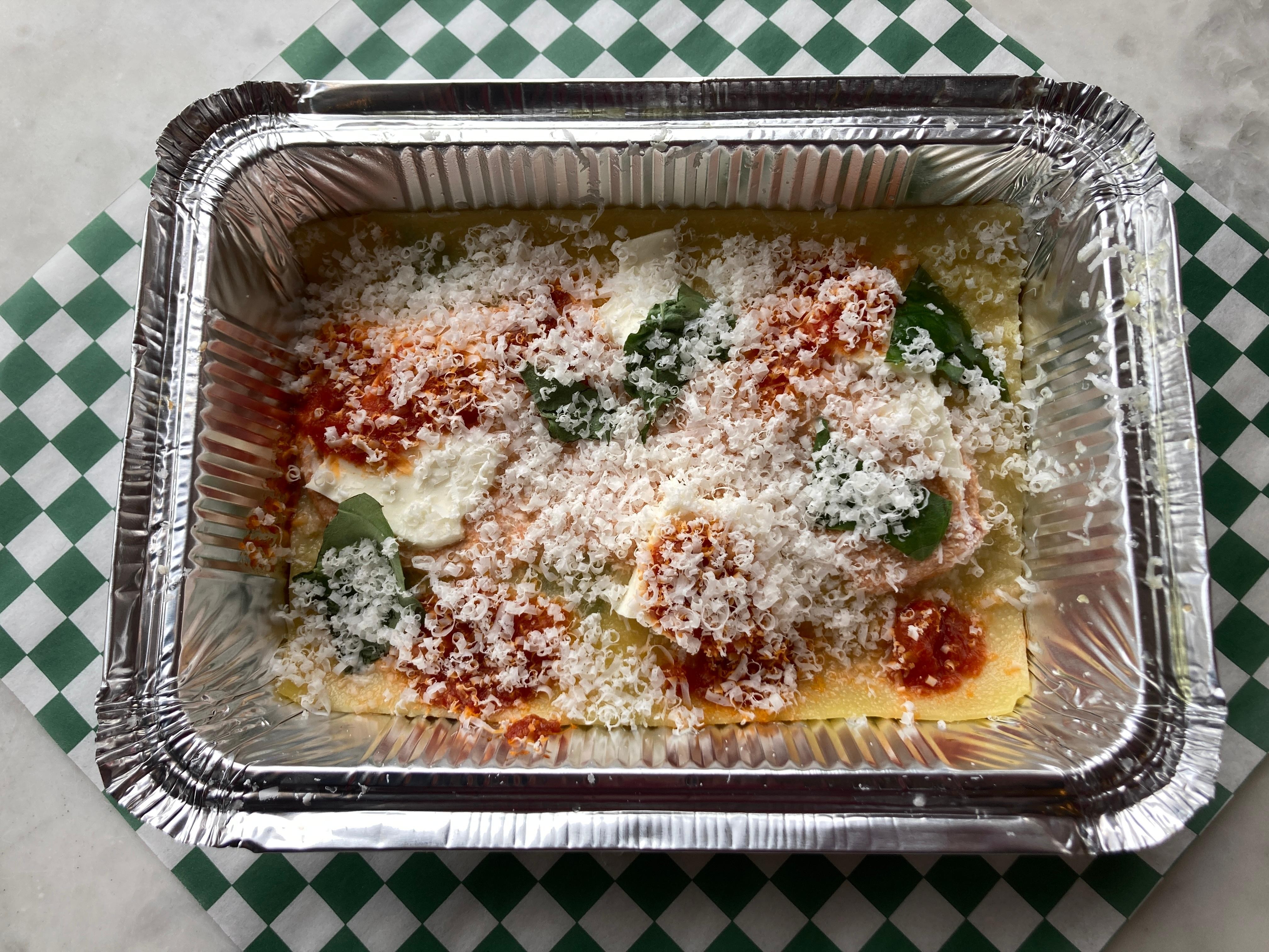Tomato Mozzarella Lasagna