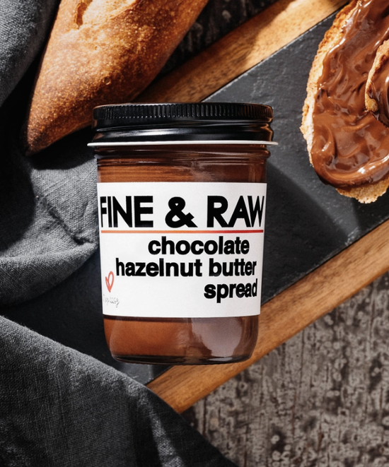 Fine & Raw chocolate hazelnut butter
