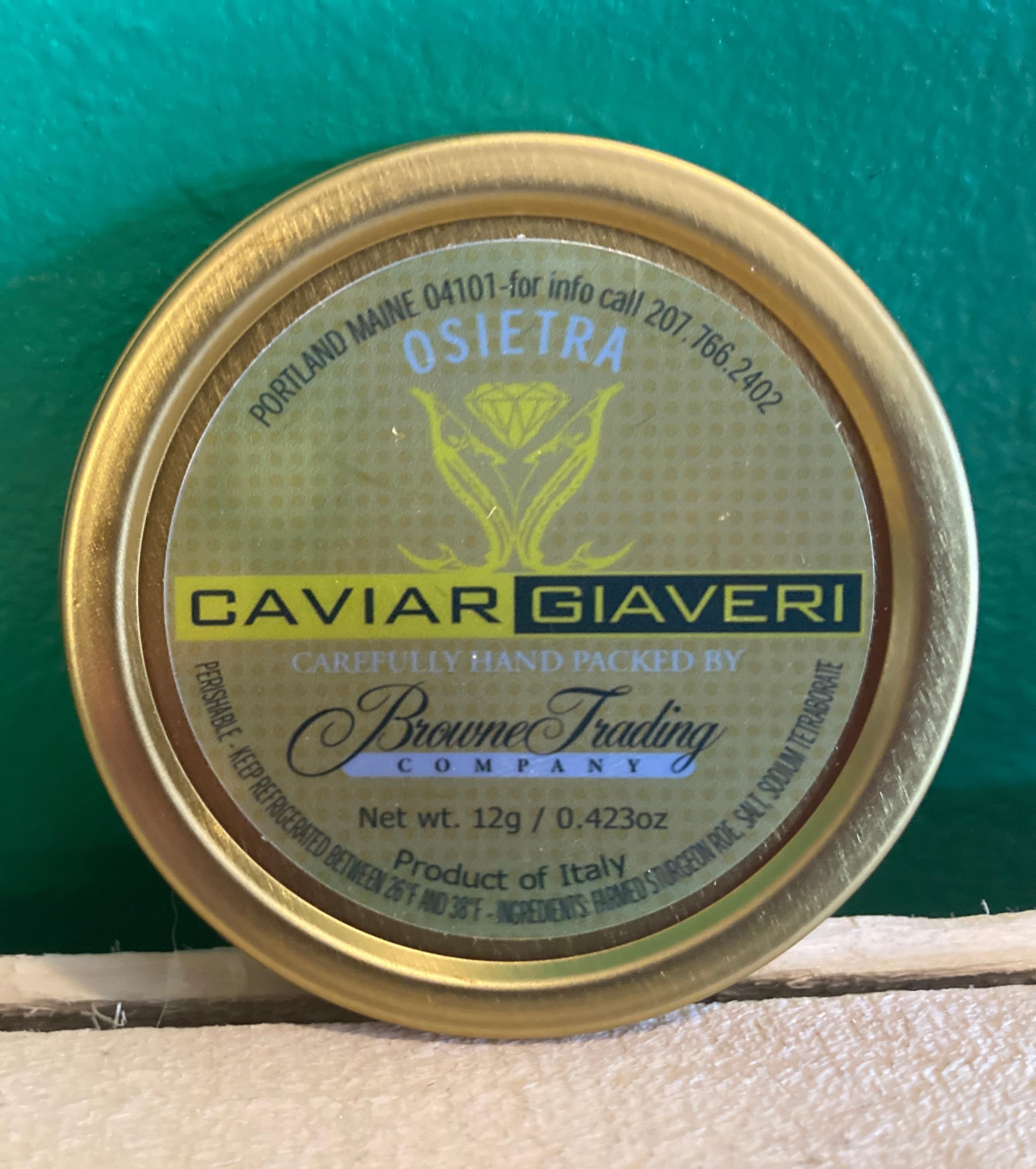 Caviar Giaveri Osietra 12g