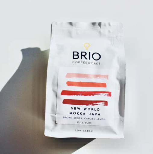 Brio Coffeeworks New World Mokka Java Beans