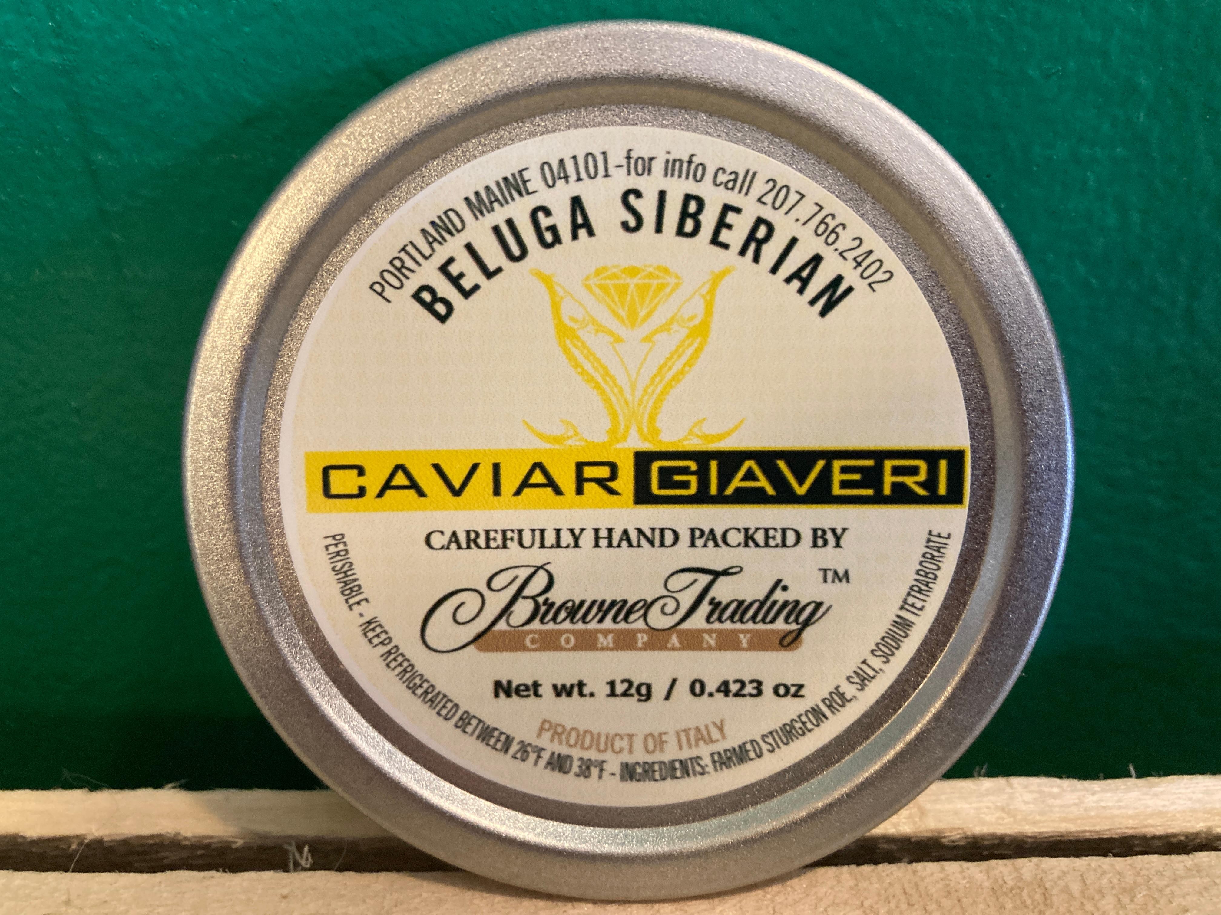 Caviar Giaveri Beluga Siberian 12g