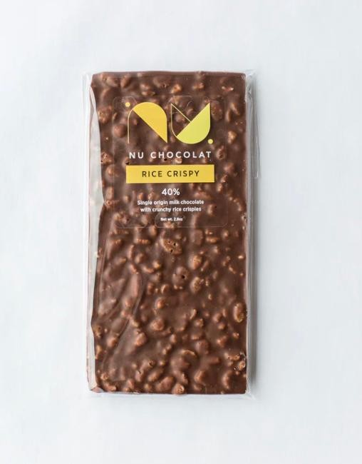 Nu Chocolat Milk Rice Crispy Bar