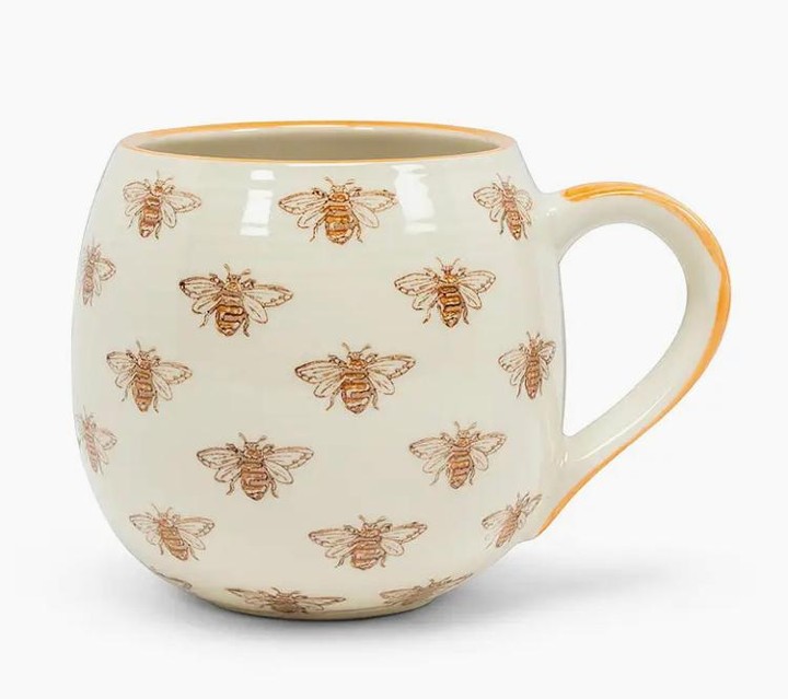 Allover Bee Ball Mug