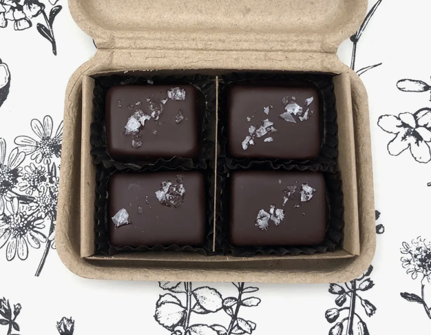 Farmhouse Chocolates 4-piece Dark Caramels