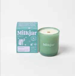 Milk Jar Candle Woodland