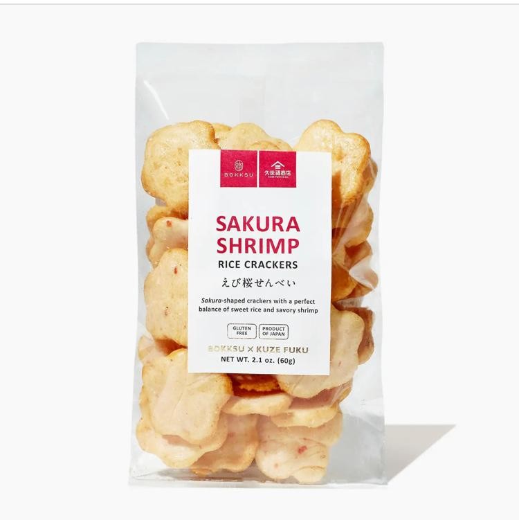 Bokksu Sakura Shrimp Rice Crackers