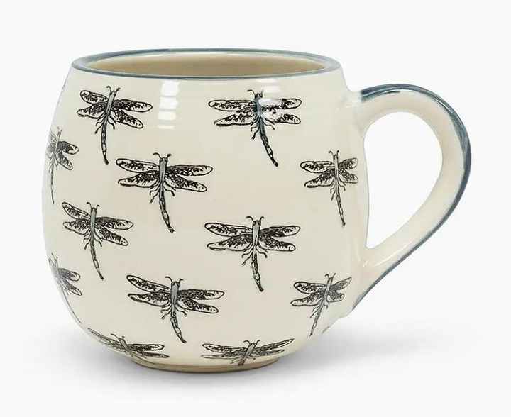 Allover Dragonfly Ball Mug