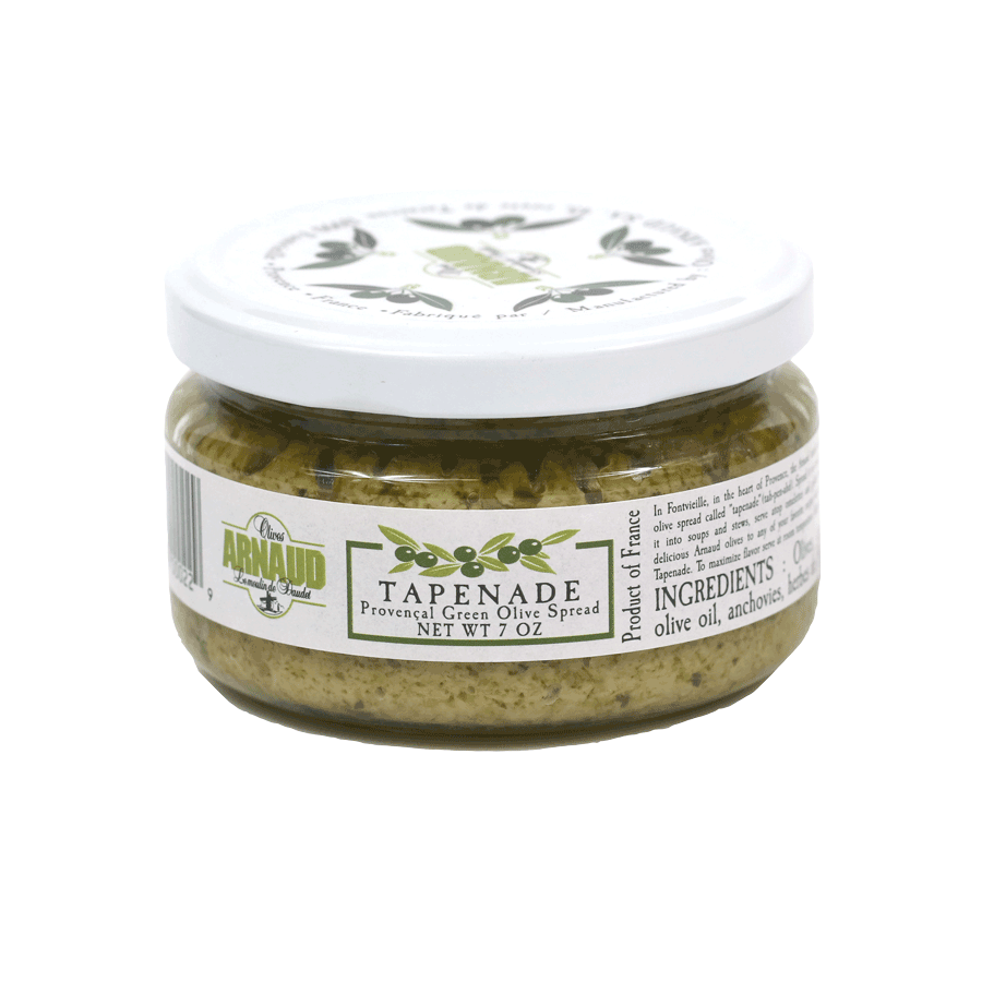 Arnaud Olives, Green Olive Tapenade, 7 oz Jar