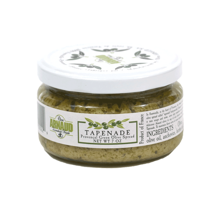 Arnaud Olives, Green Olive Tapenade, 7 oz Jar