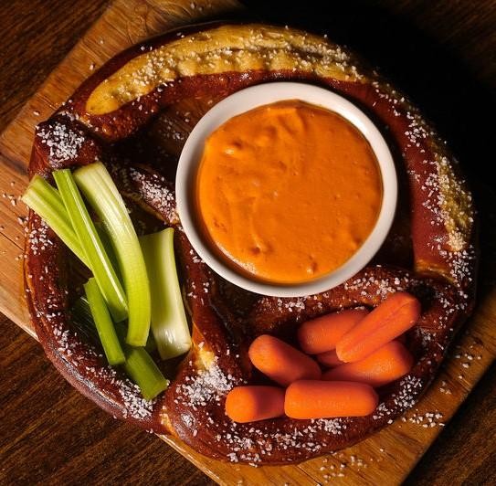 Pretzel and Beer Cheese Platter