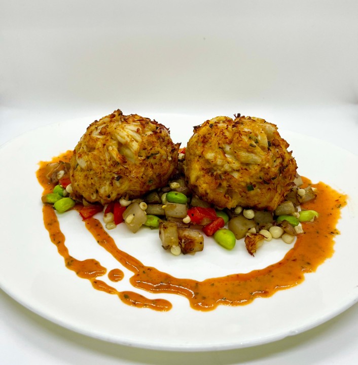 Double Crab Cake Entree