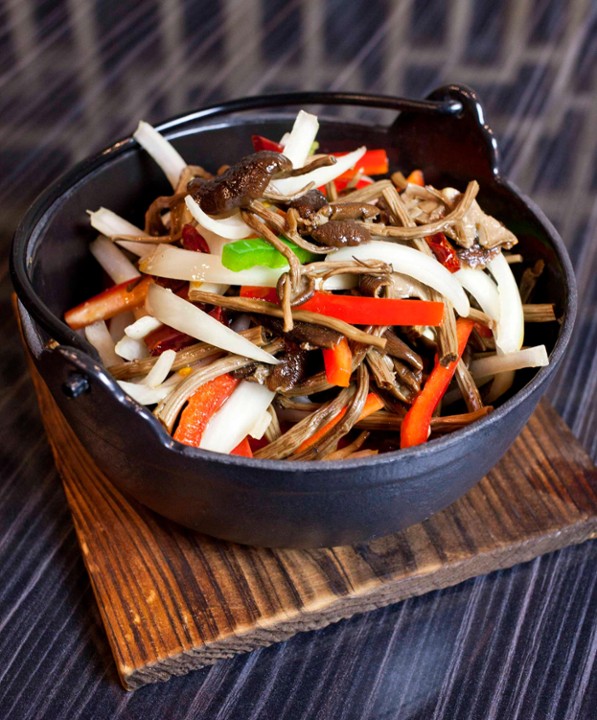 145. Dry Pot Tea Tree Mushroom 干锅茶树菇
