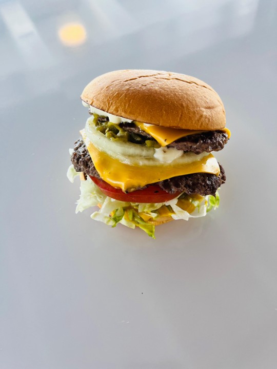 Green Chili Cheeseburger