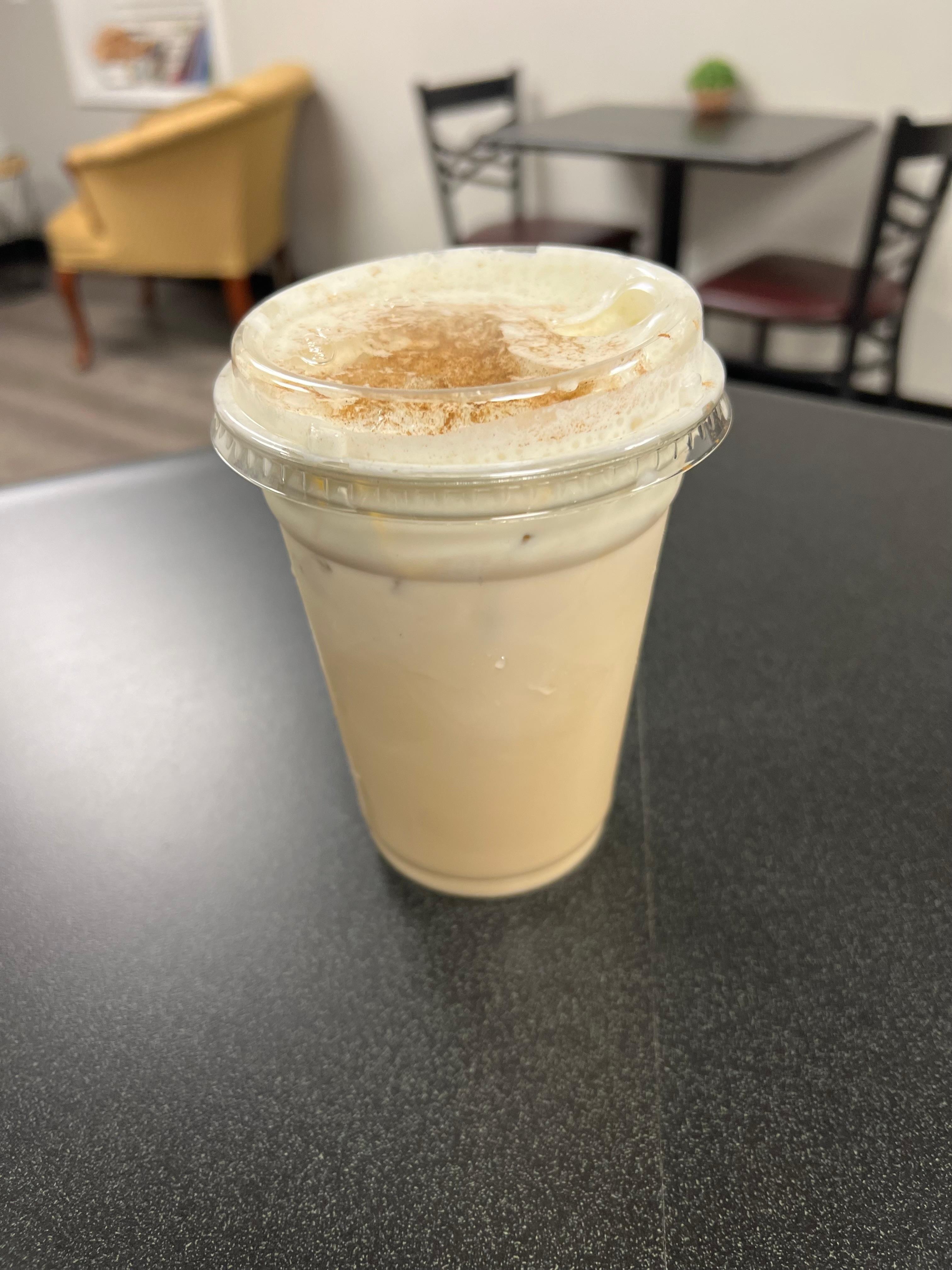ICED CHAI TEA LATTE WITH COLD FOAM