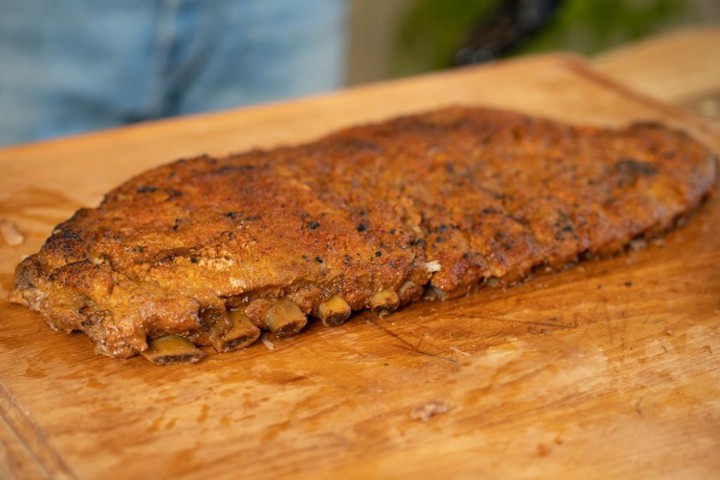 3 Pounds of PORK RIBS + mix and match sides