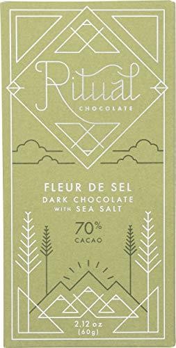 Ritual Chocolate, Bar Chocolate Fleur De Sel 70%, 2.12 Ounce