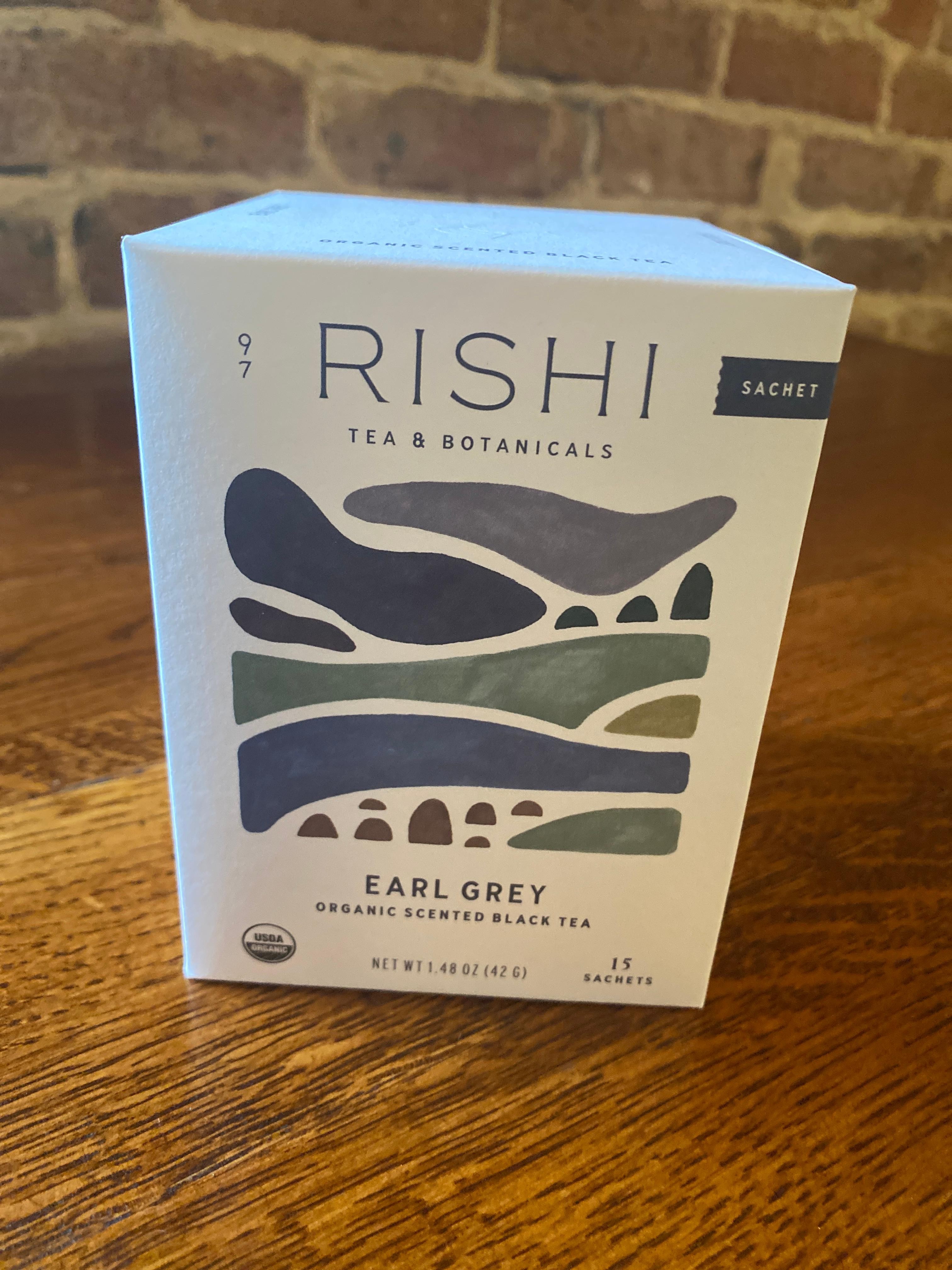 Rishi Tea Organic Black Tea Earl Grey 15 Sachet