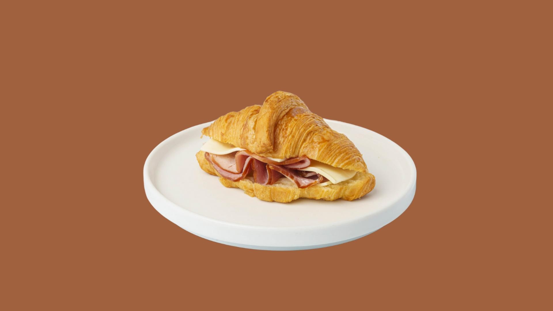 HOT Ham & Swiss Croissant