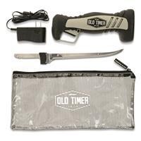 Old Timer 8  Blade Electric Fillet Knife - Rechargeable Lithium Ion Battery