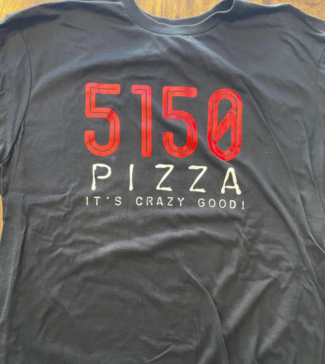 Black 5150 Pizza Shirt