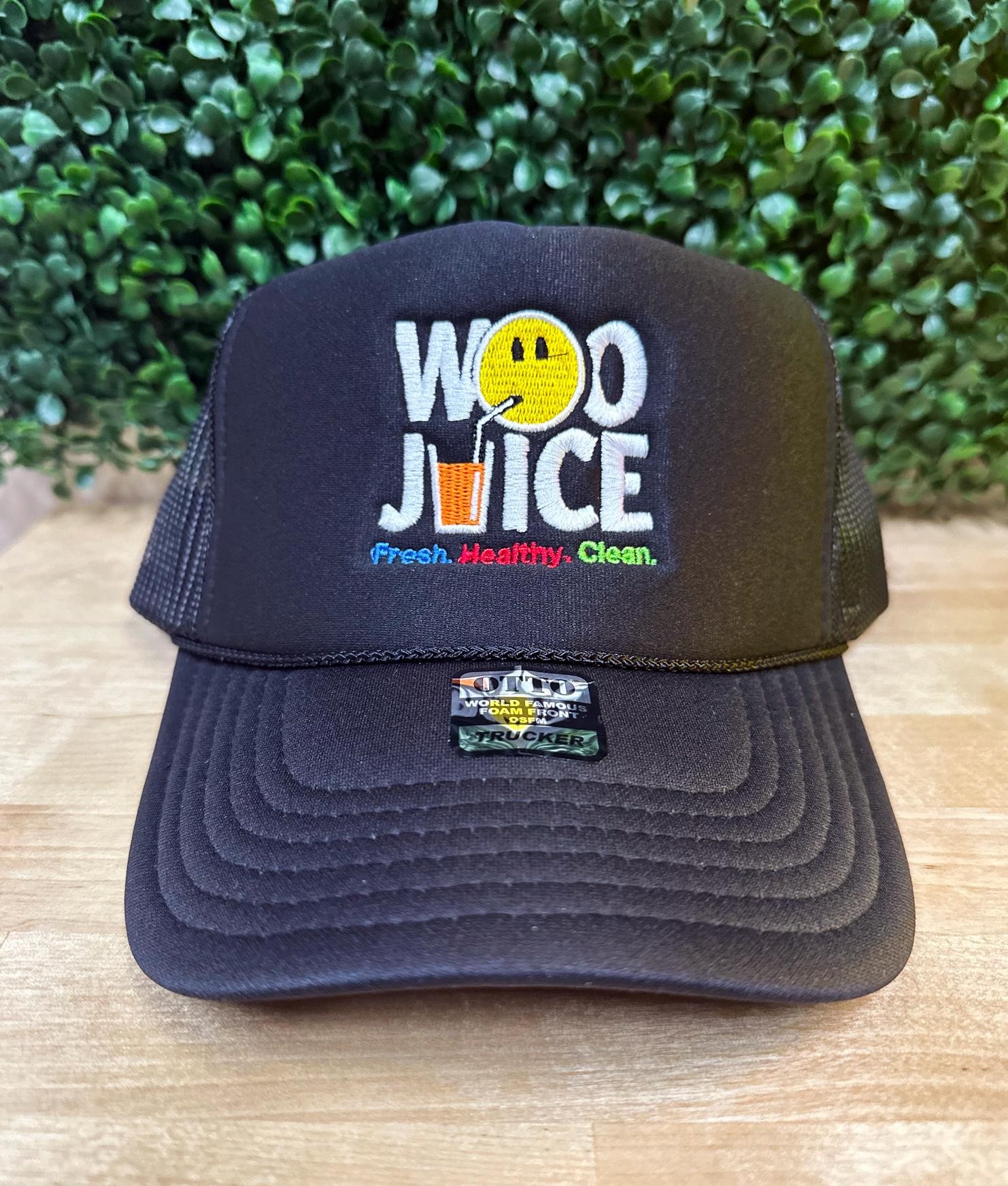 Black 'Woo Juice' Trucker Hat