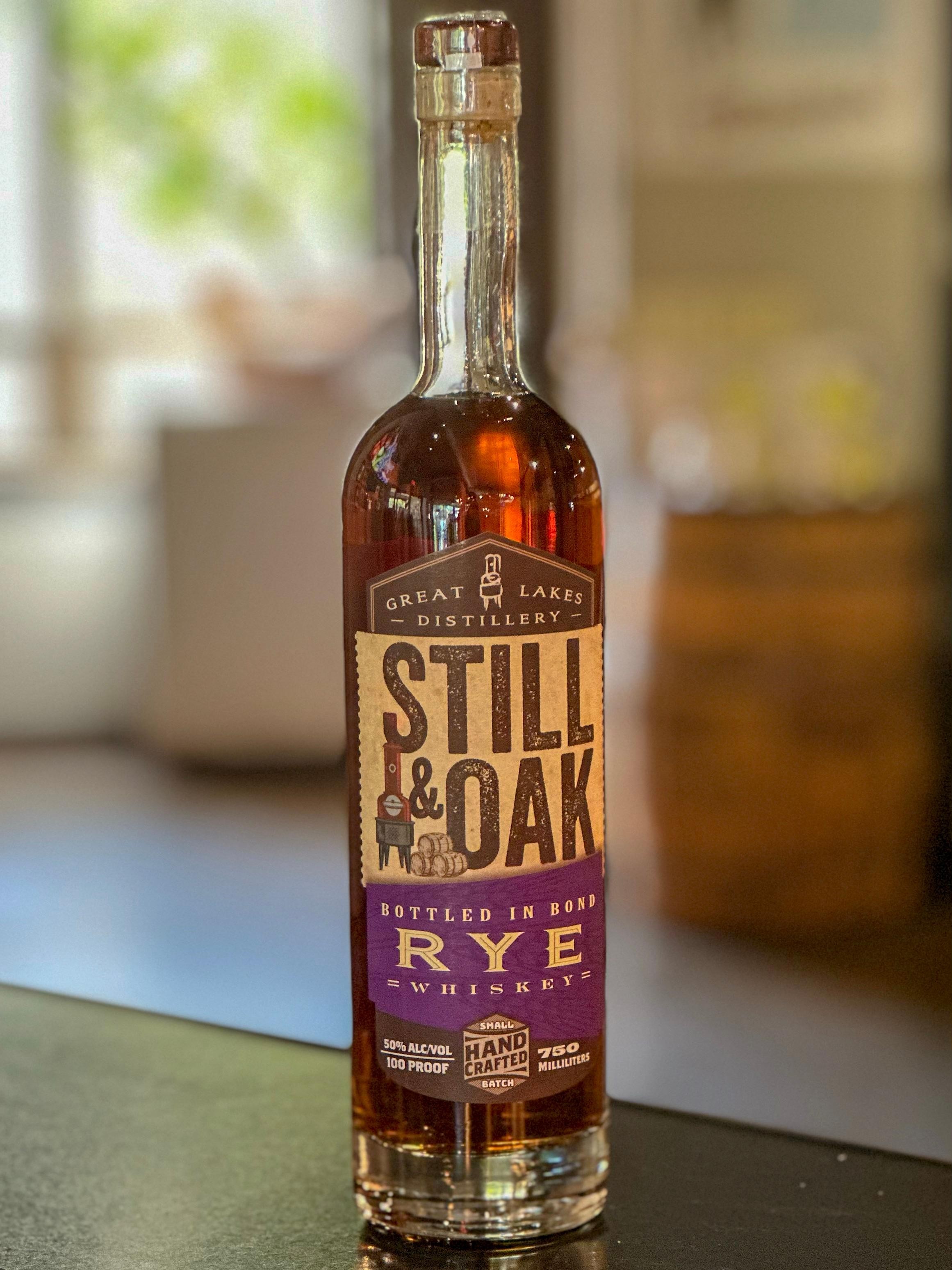 Still & Oak Bottled In Bond Rye Whiskey 750ml Bottle
