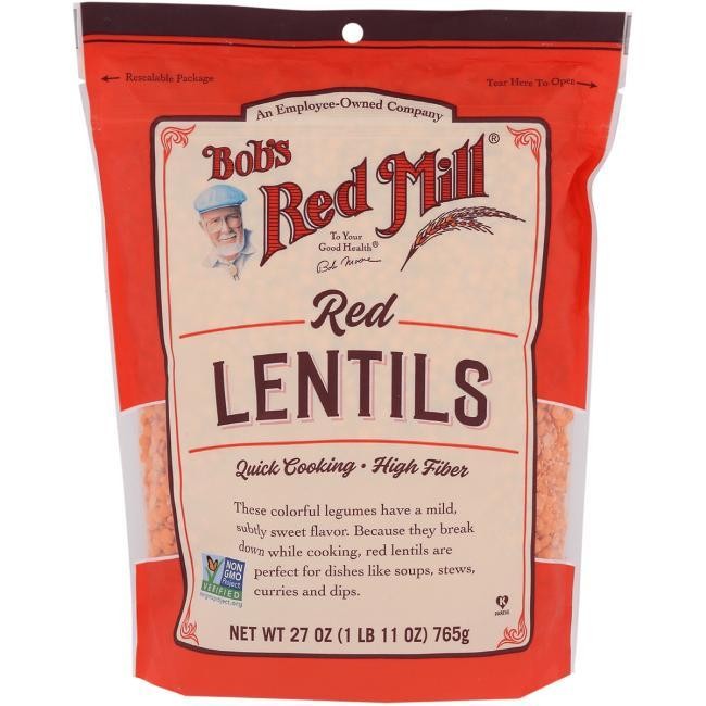 Bob S Red Mill Red Lentils  27 Oz