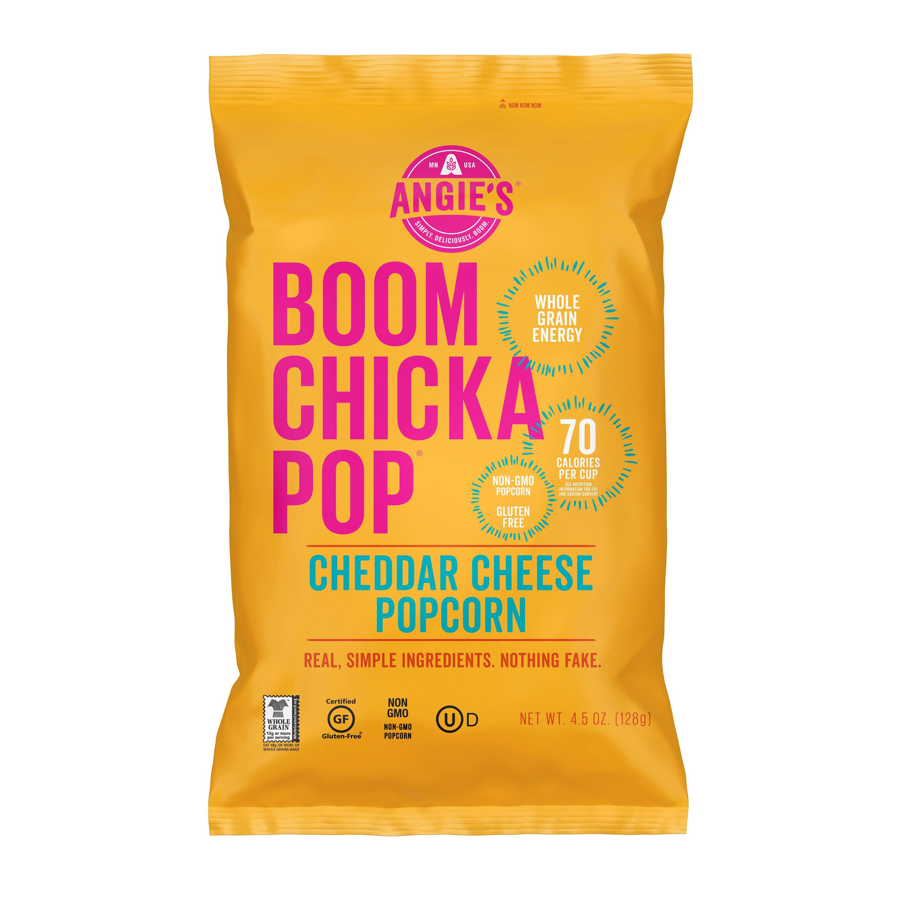 Angie's Boomchickapop Cheddar Cheese Popcorn - 4.5 Oz