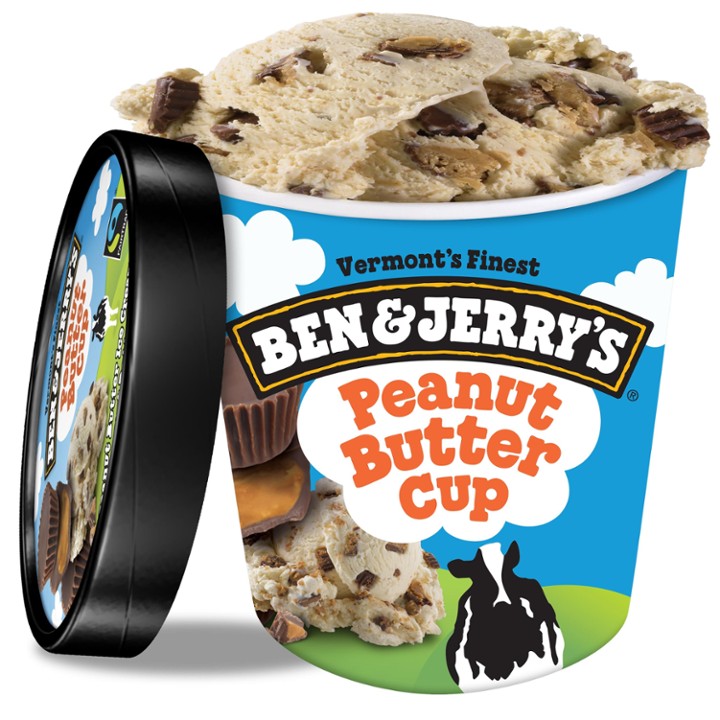 Ben & Jerry's Ice Cream Peanut Butter Cup Non-GMO - 16 Oz