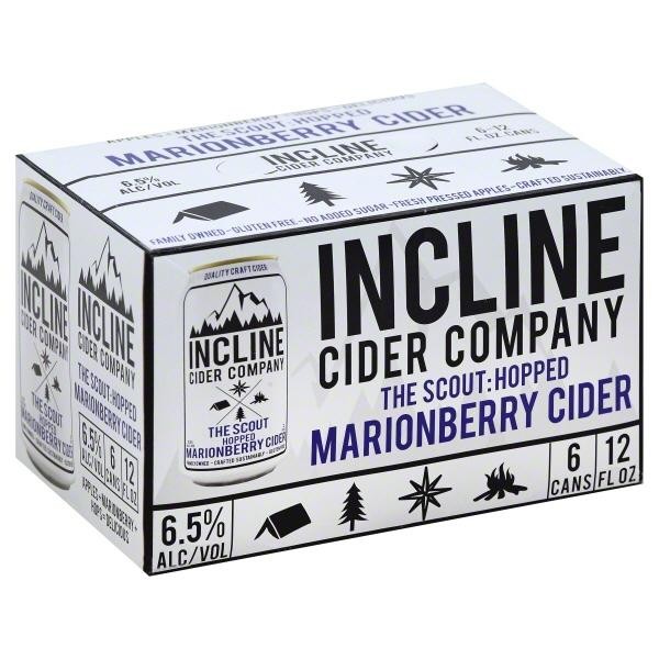 Incline Scout Marionberry Hopped Cider 6pk 12oz Can