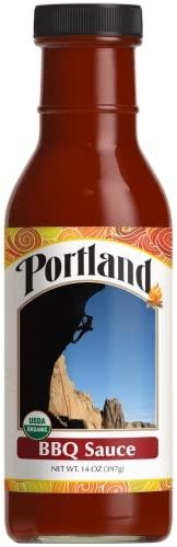 Portland Organic BBQ Sauce 14oz Glass Bottles