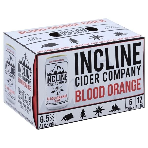 Incline Seasonal Cider - Compass Rose Hibiscus Cider 6pk 12oz Can