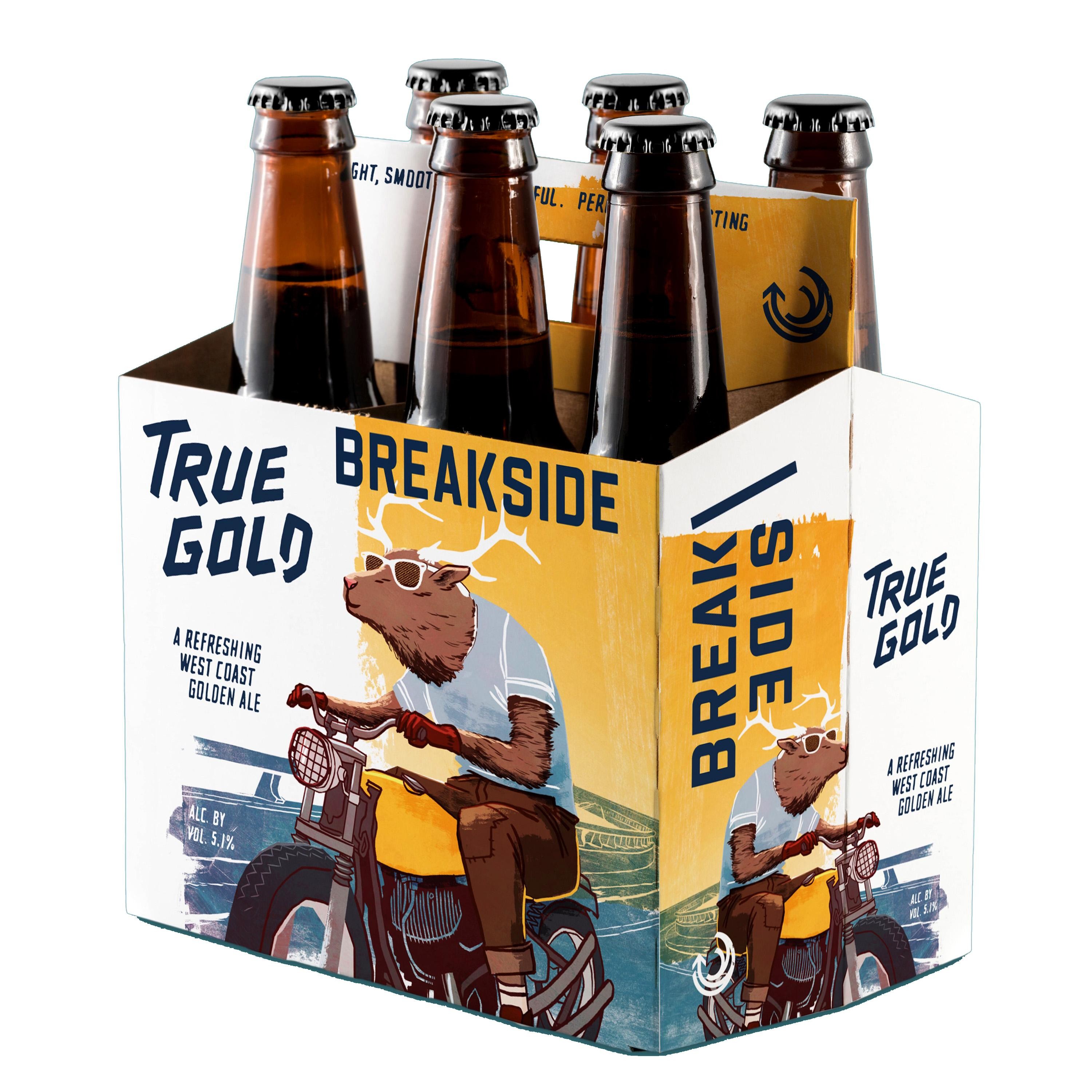 Breakside True Gold West Coast Golden Ale 6pk 12oz Blt 6% ABV