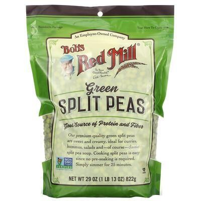 Bob's Red Mill Non-GMO Green Split Peas 29 Oz