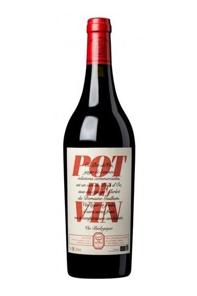 Domaine Guilhem Pot De Vin Red Merlot - Wine from France - 750ml Bottle